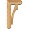 Ekena Millwork Westlake Craftsman Rough Sawn Bracket w/ Offset Brace, Western Red Cedar, 6"W x 14"D x 26"H BKT0604X14X26WTL04RWR - alternate 4